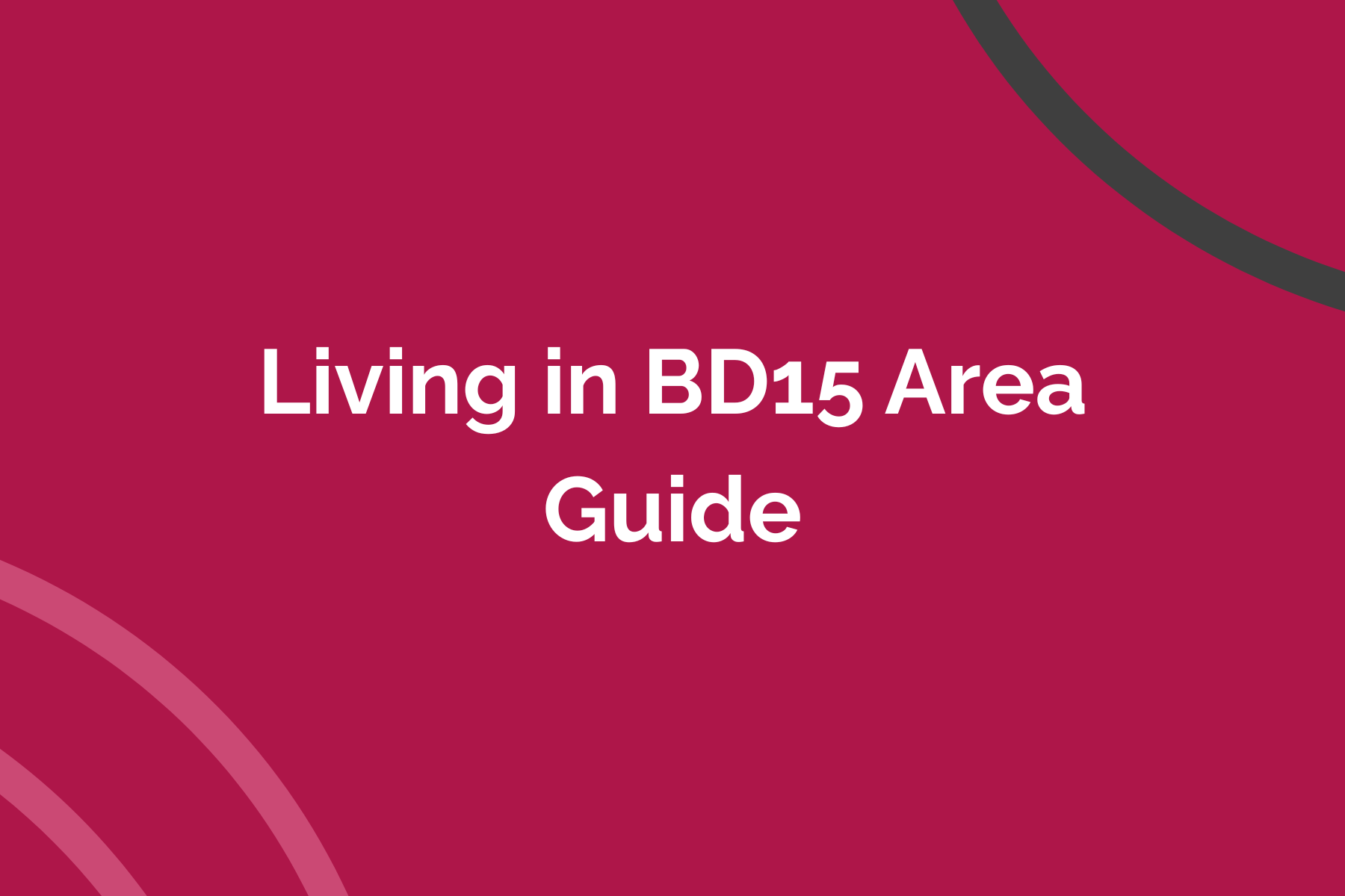 Living in BD15 Area Guide