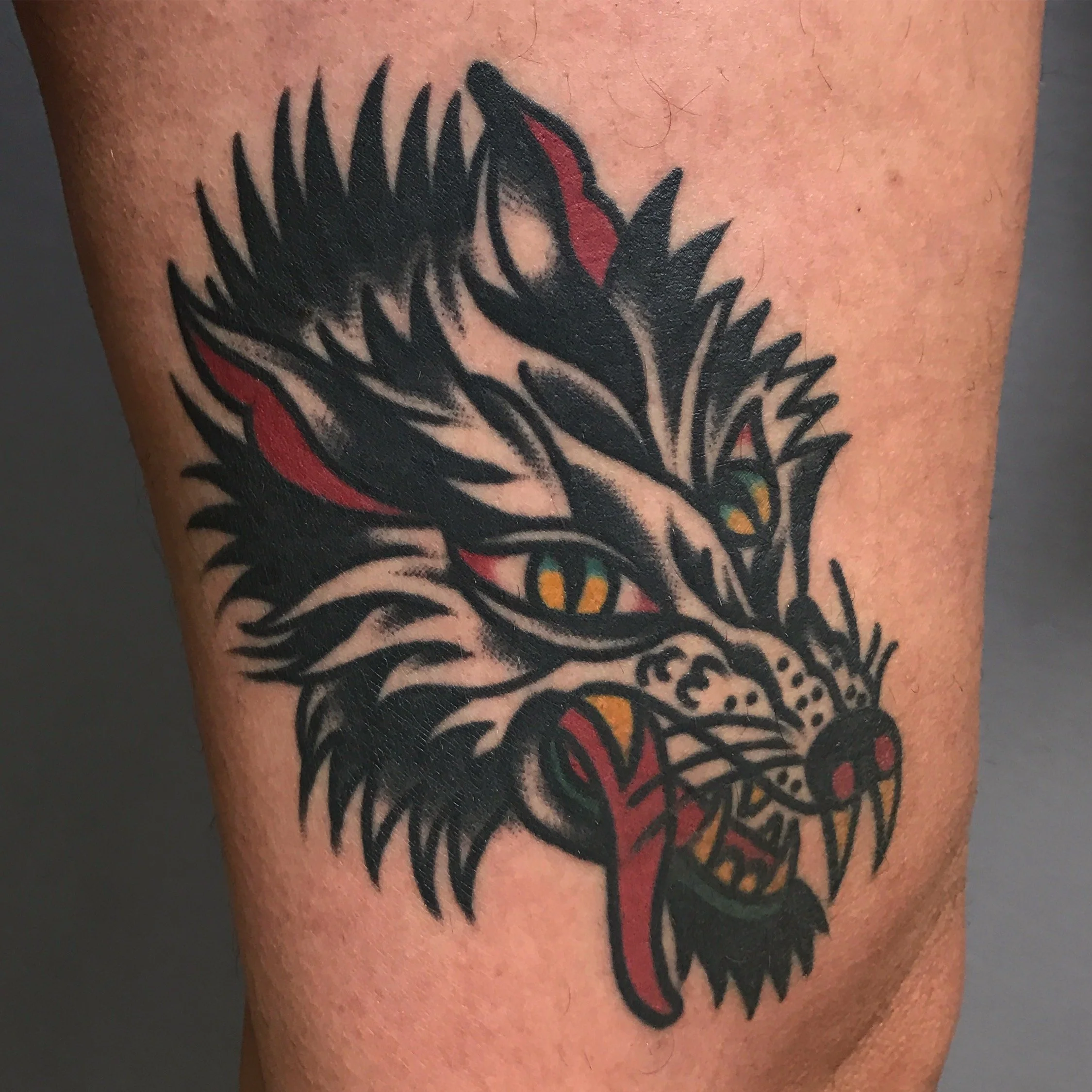Wolf Head Tattoo