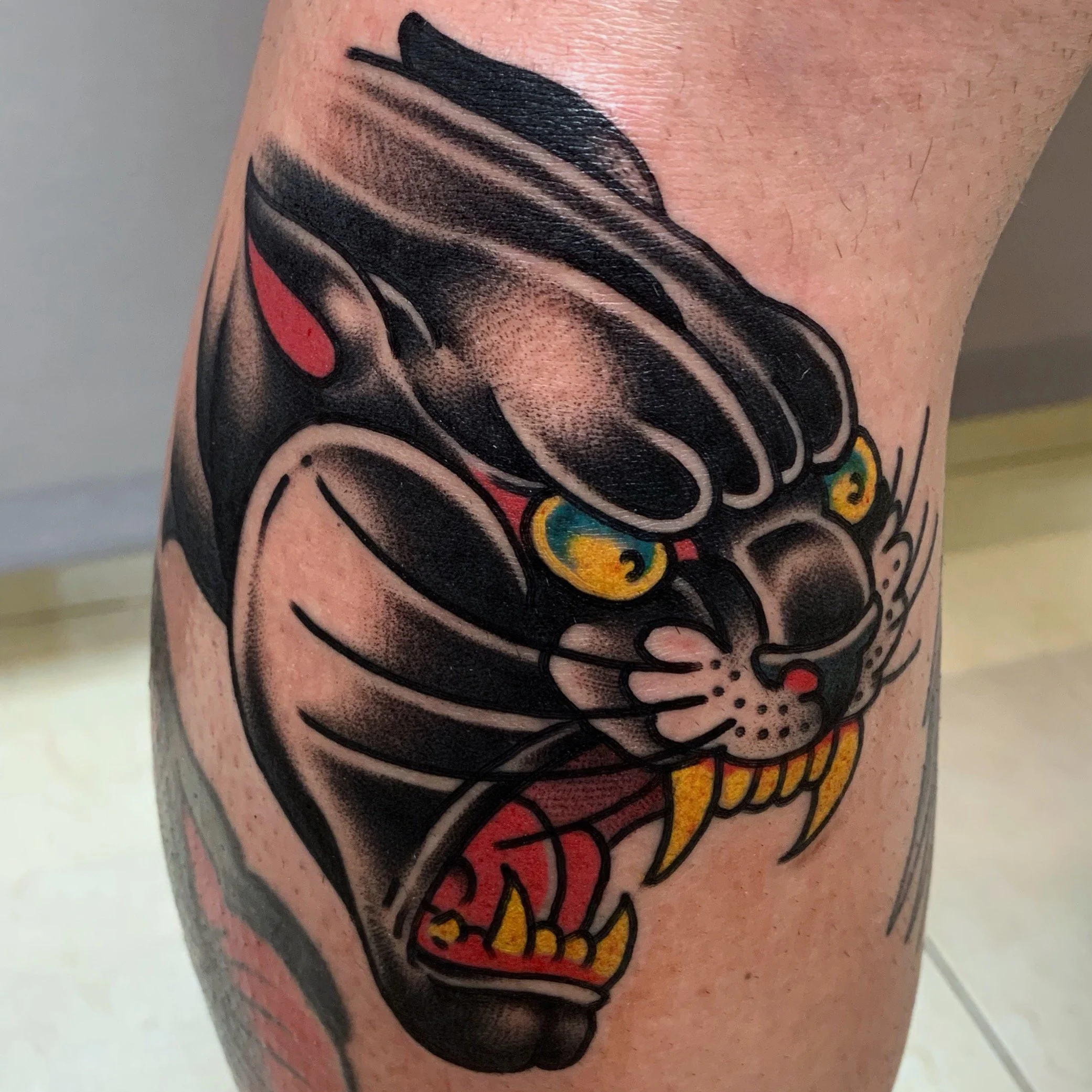 Panther Head Tattoo