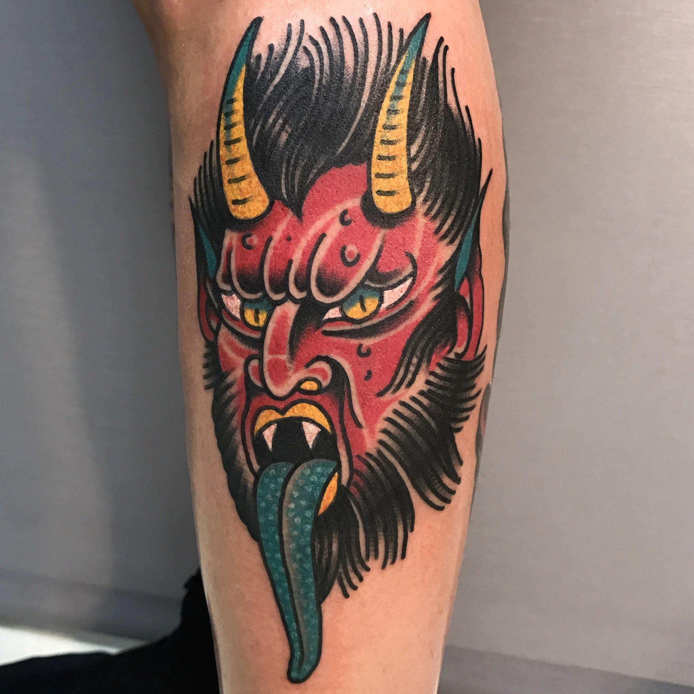 Traditional Devil Tattoo