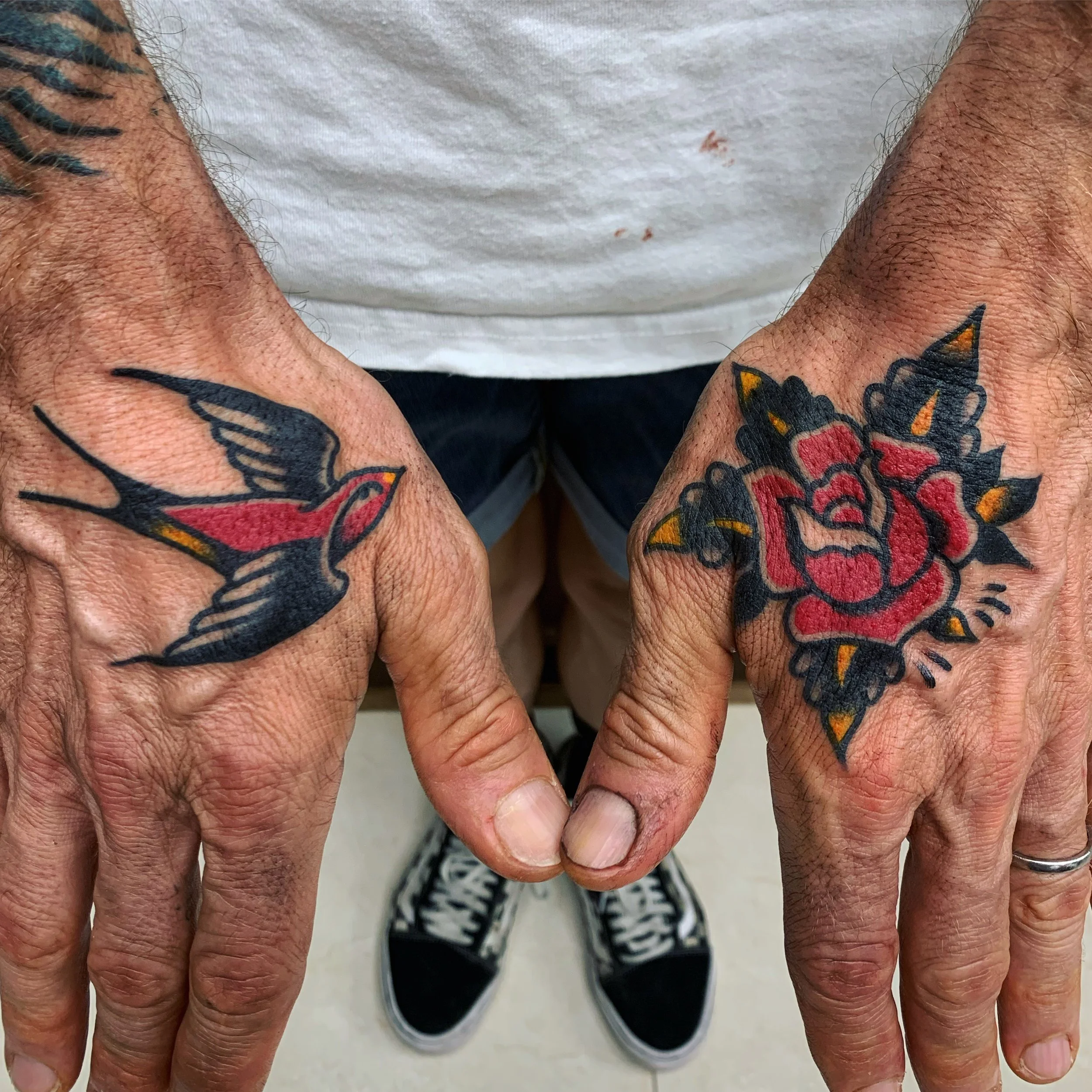 Traditional Hand Tattoos