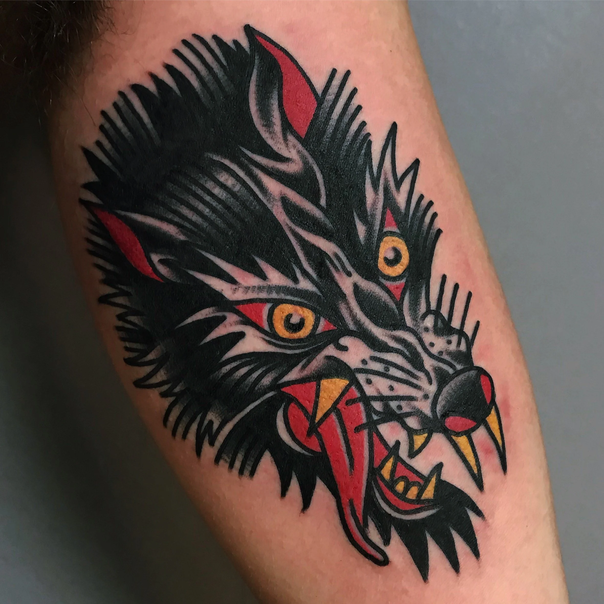 Wolf Head Tattoo