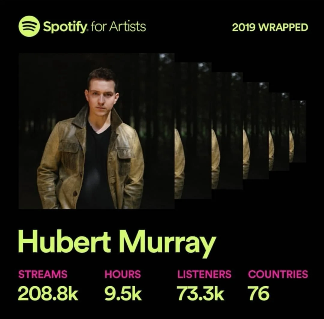 Hubert Murray Folk and Roots Artist - Spotify Wrapped