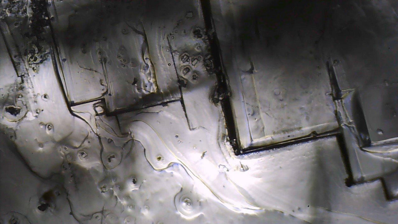 CLose-up of salt cristals