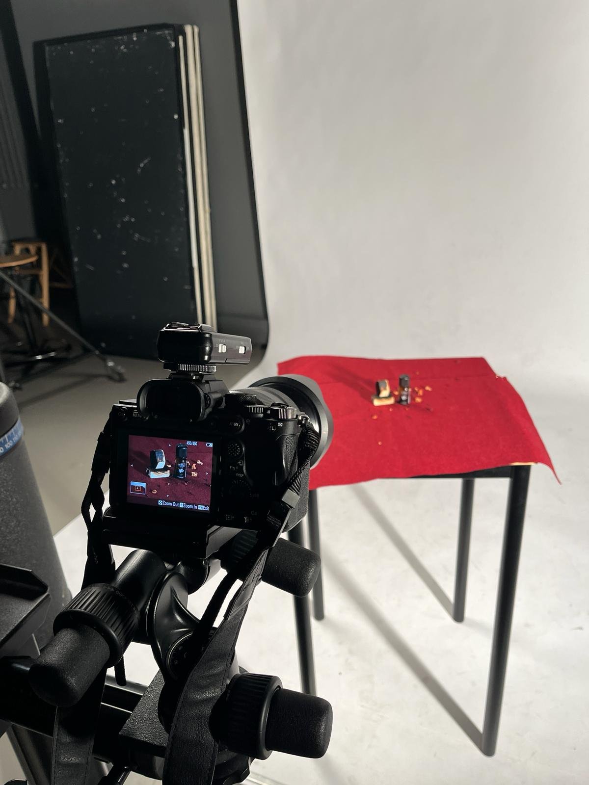 Studio Photography of the experiments