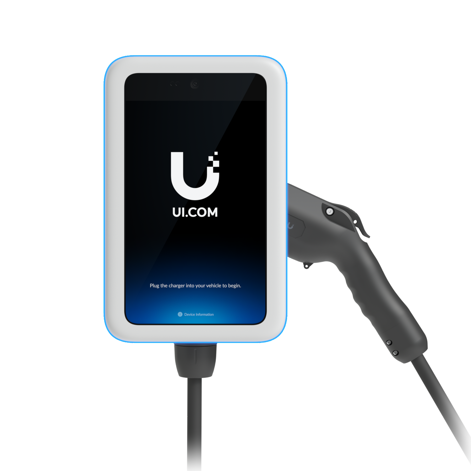UniFi EV Charger with smart charging management, remote monitoring and energy-efficient electric vehicle charging.