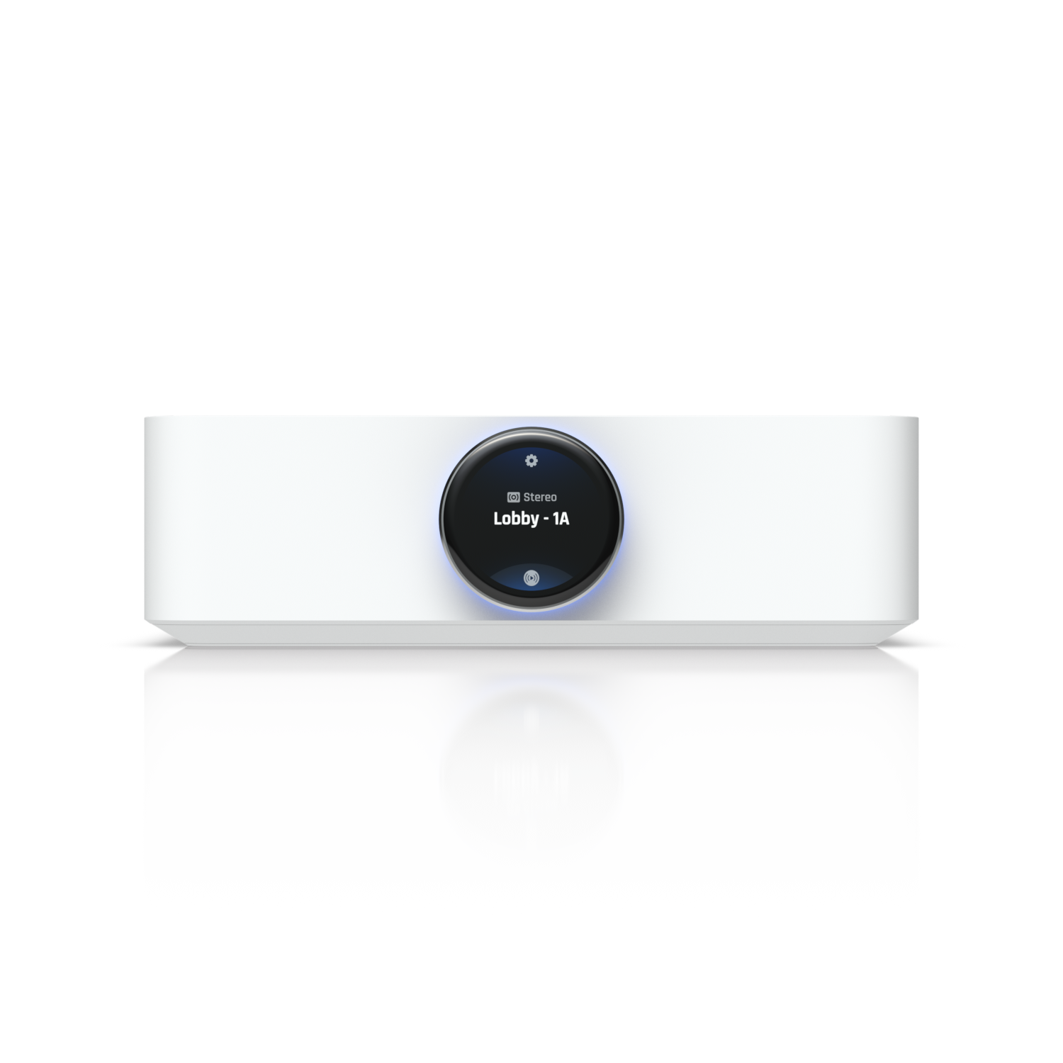 UniFi PowerAmp providing high-quality multi-room audio distribution, streaming and centralised audio management.
