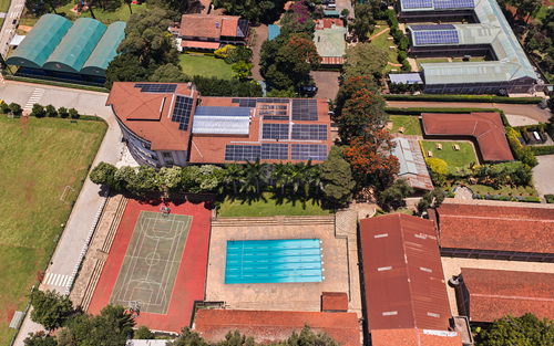 St Christopher International School solar installation
