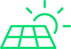 Solar panel icon