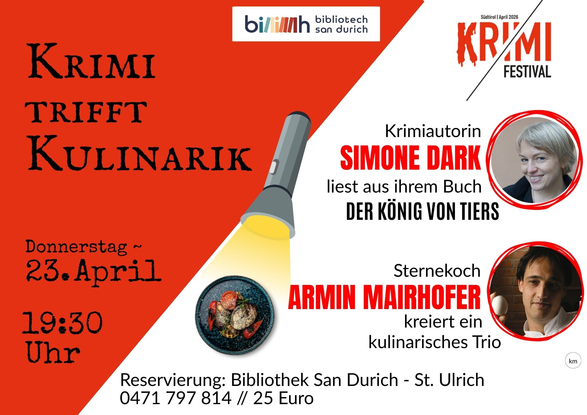 Kulinarischer Krimiabend mit Simone Dark 