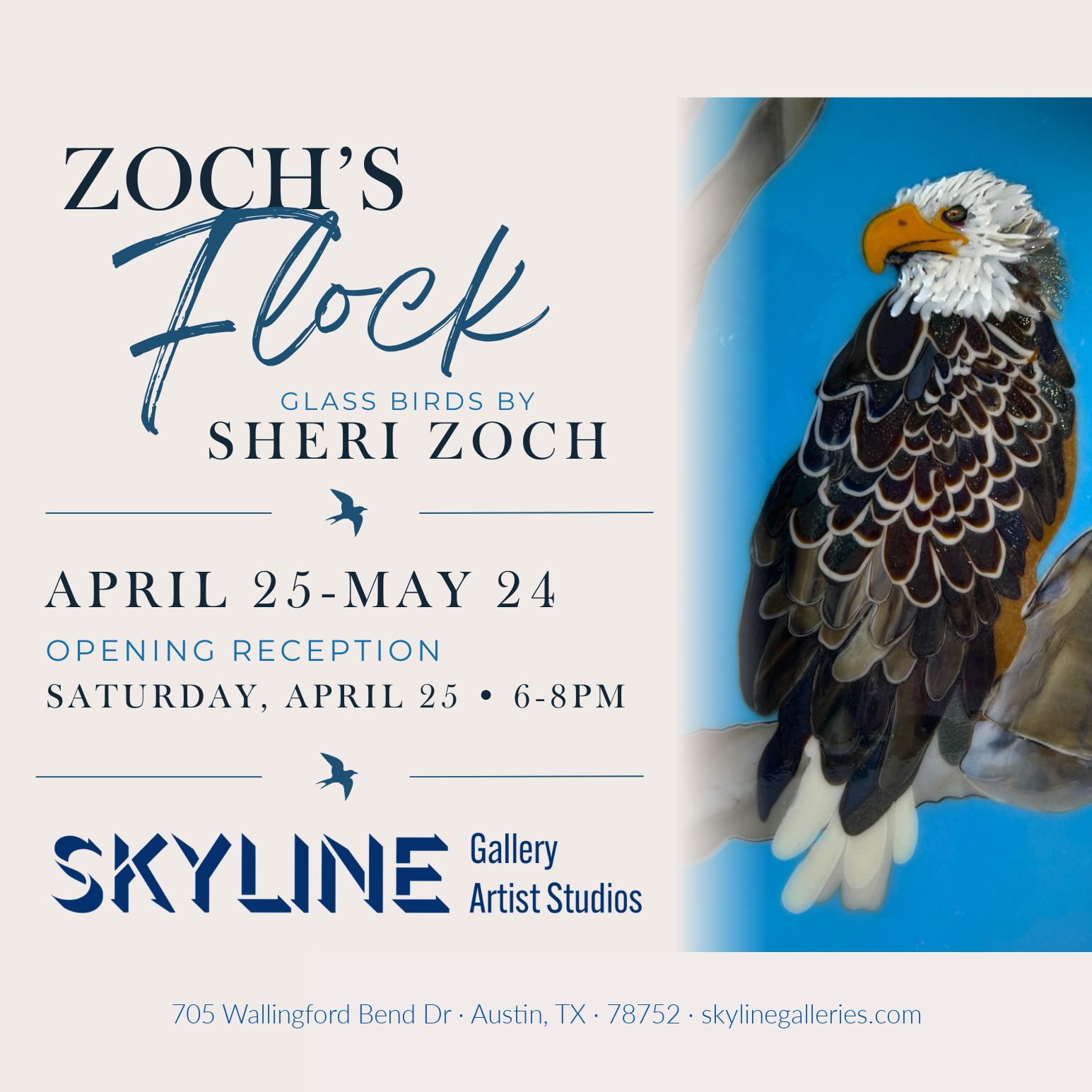 Zoch’s Flock: Glass Birds by Sheri Zoch
