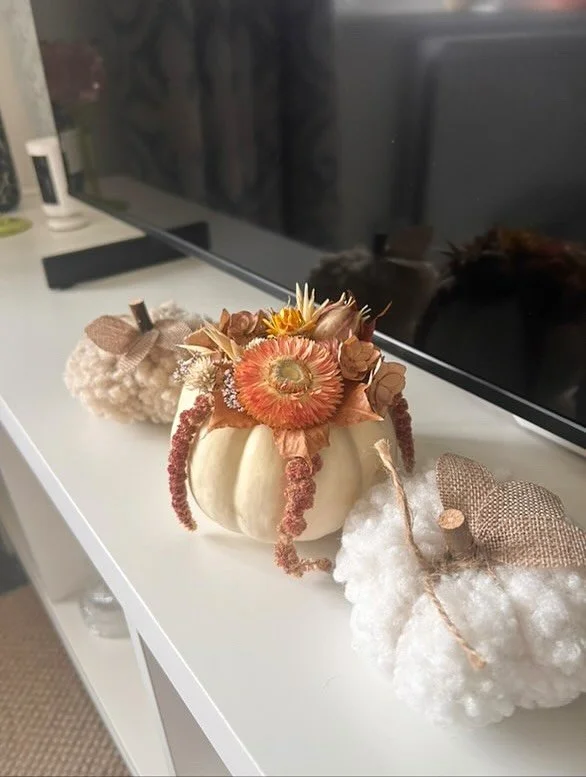 πβ¨ We absolutely love seeing where our little decorative pumpkins end up — and how beautifully they fit into your homes! 
These autumn cuties, filled with dried flowers, make such charming additions to windowsills, shelves and cosy corners.