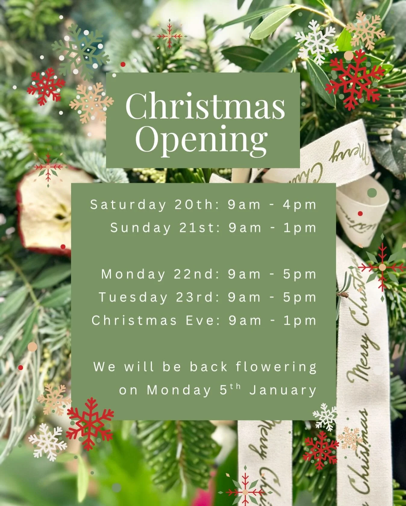 ✨ Christmas at Stems at 24 ✨

The shop is filled with winter foliage, festive stems, cards and thoughtfully curated gifts for the festive season. Whether it&rsquo;s flowers for the table, a gift bouquet, or something just because&hellip;

Our Christm