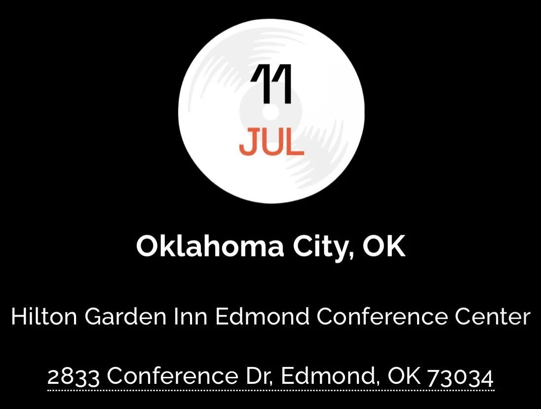 Today!

The Oklahoma City Record Show is here! Vendors from across the region have spent the morning setting up thousands of records, CDs, cassettes, music memorabilia, and other collectibles. Whether you&rsquo;re hunting for a rare pressing, filling