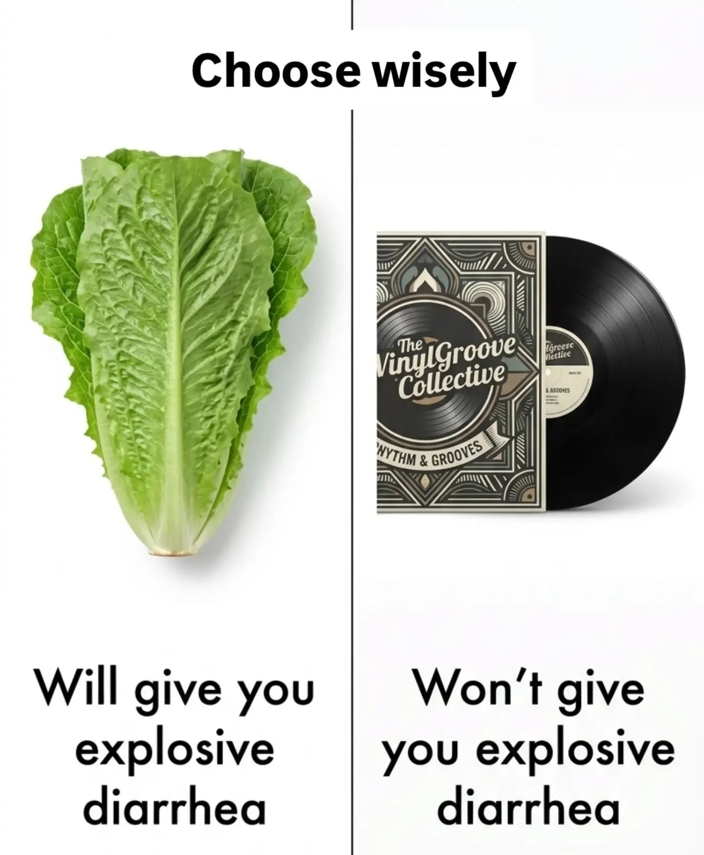 Listen facts are facts, vinyl never gave you explosive diarrhea.

This means a vinyl record show is safer than a farmers market!

#vinylcollection #recordcollection #vinylrecord