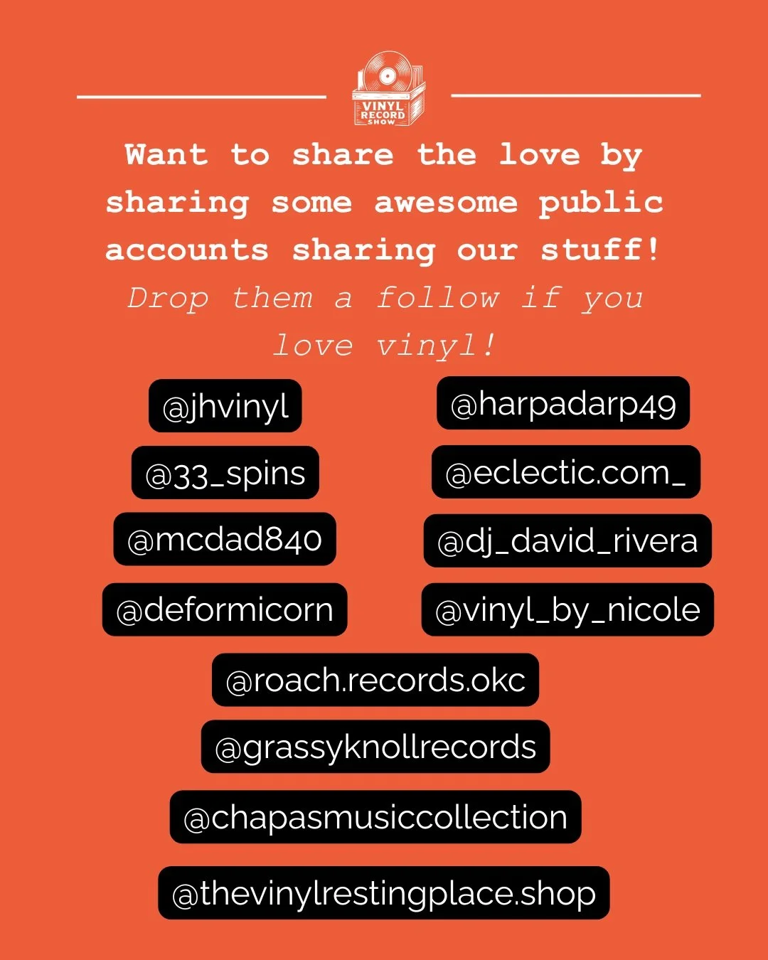 Thank you to all who have tagged us in stories and shared your finds from the shows.

Ya'll Rock, and we can't wait to do it again in the fall!!!

#musicandmemories #vinylrecordshow #recordcollecting #vinylrecords
