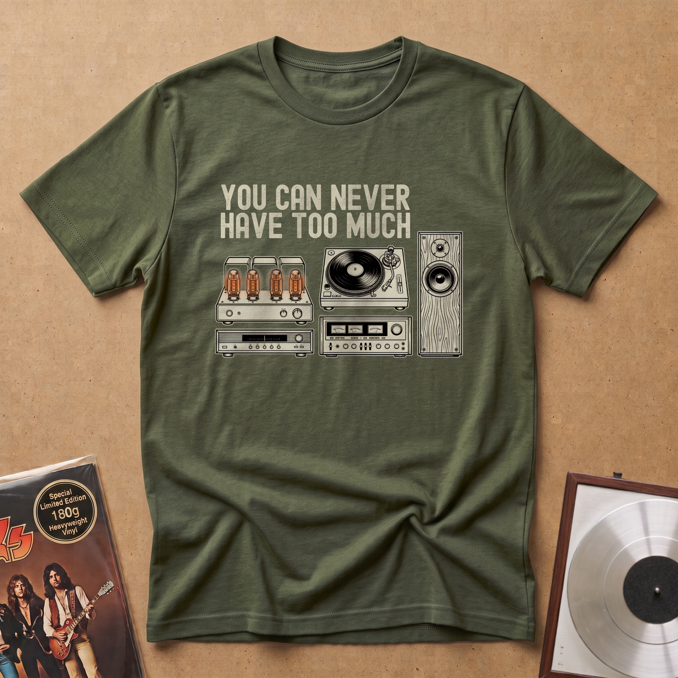 You Can Never Have Too MucH - Military Green.png
