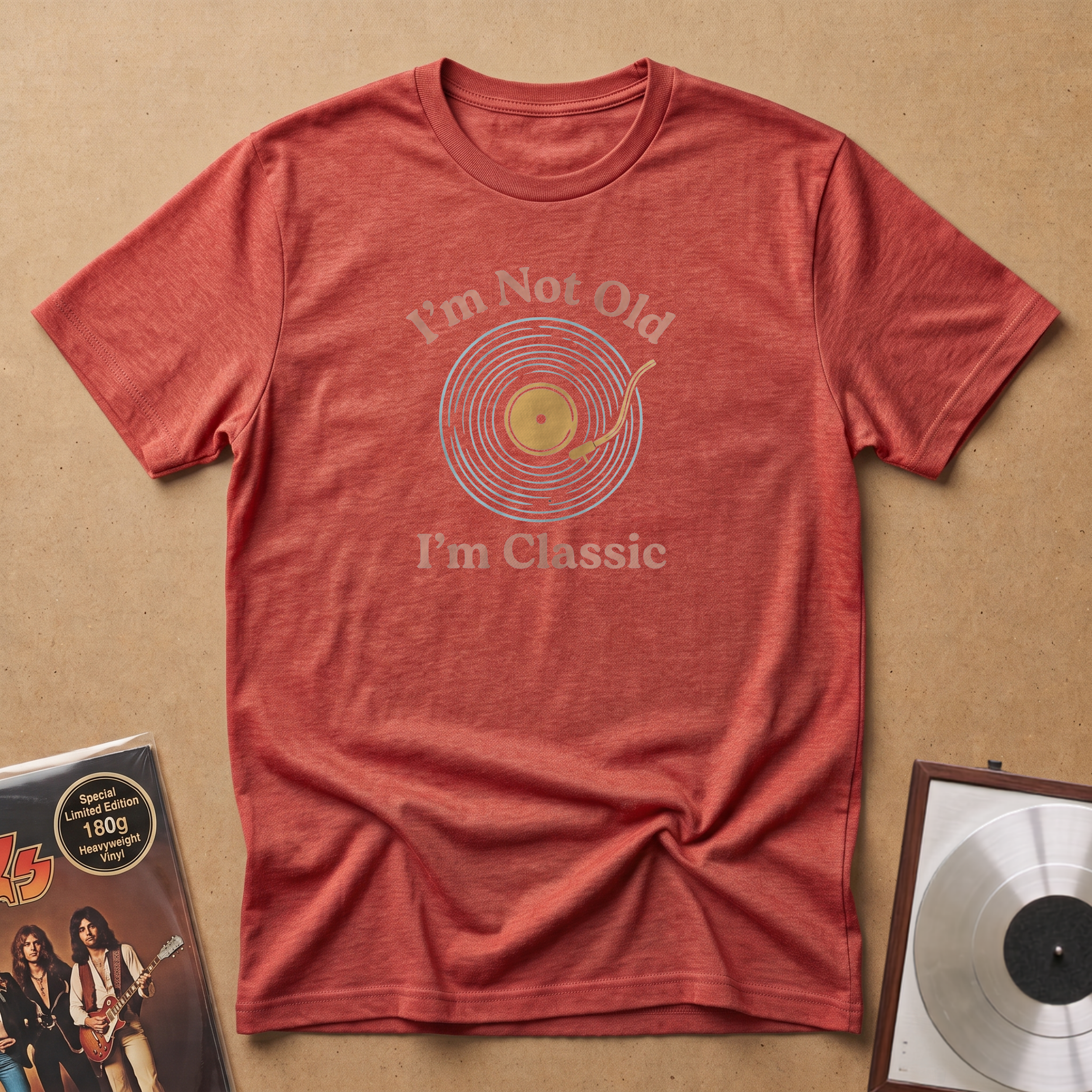 I'm Not Old I'm Classic - Heather  Red.png