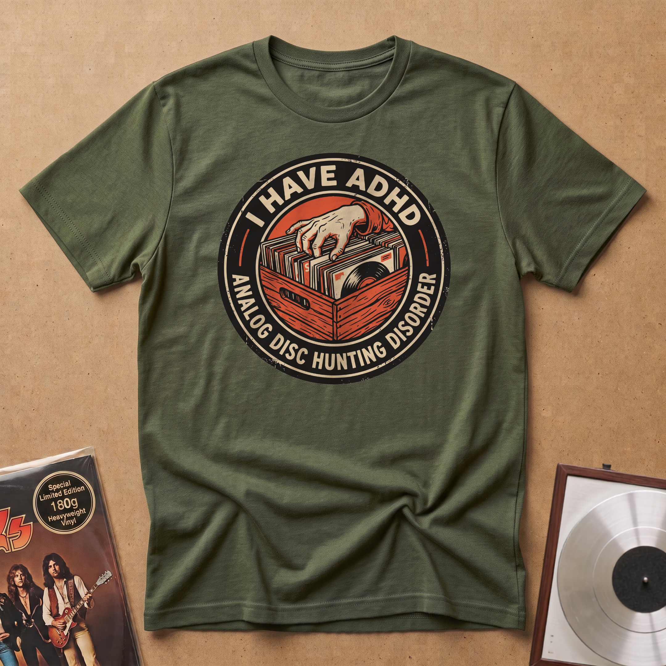 Analog Disc Hunting Disorder - Military Green.png