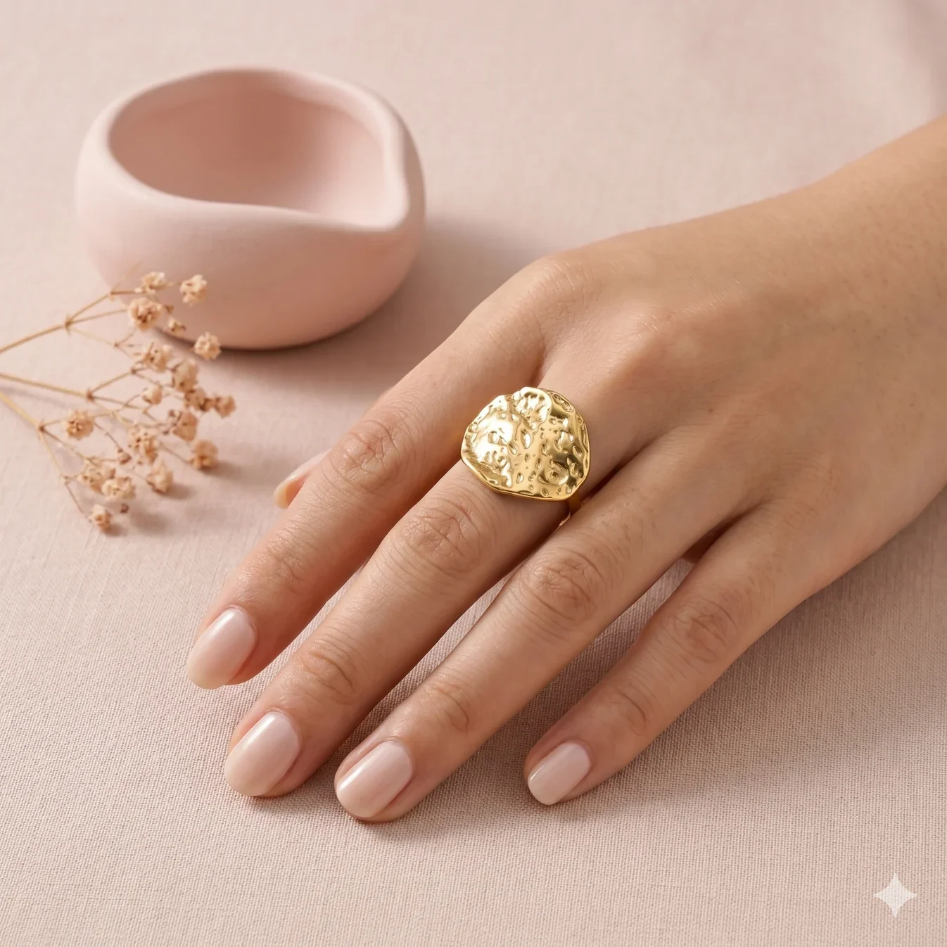 LEONI PARIS Bijoux en acier inoxydable - Bague Leila.webp