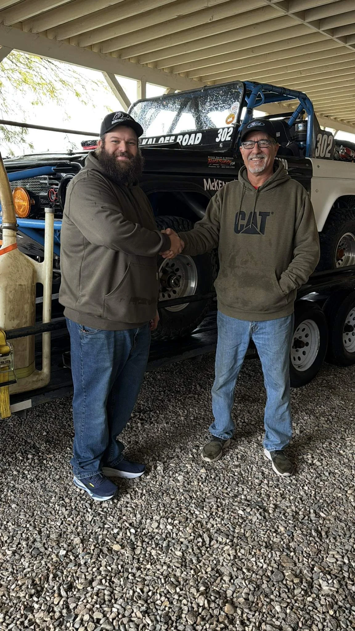 The race Bronco is officially in the Blanco family.