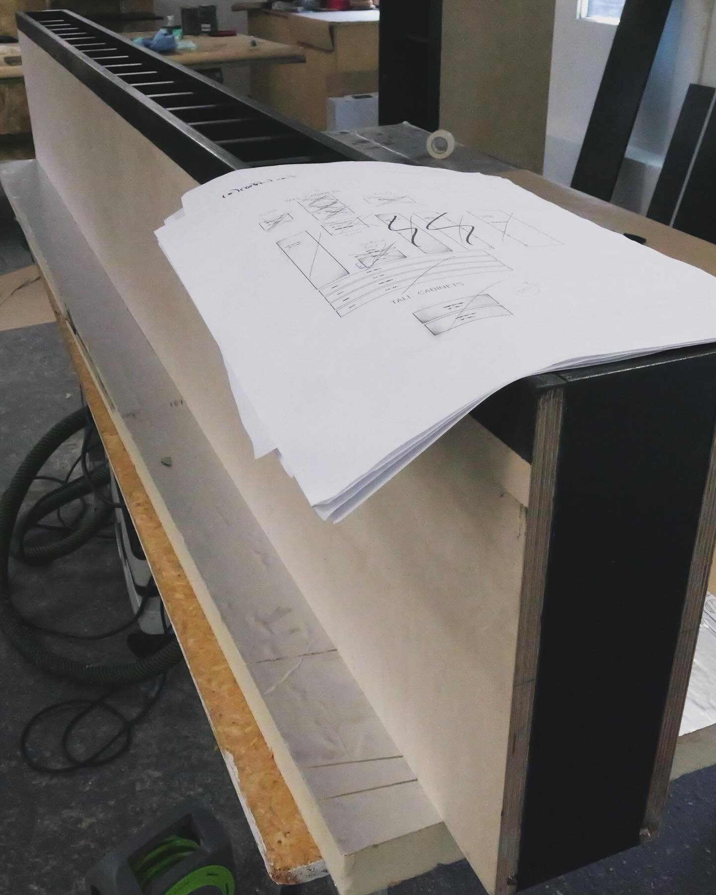 We love it when a plan comes together 🖤

The final coat has been applied, test-assembly is complete, and this beautiful stained birch-ply kitchen is being packed up and ready for delivery to @from_london_to_the_sea. We can&rsquo;t wait to see this i