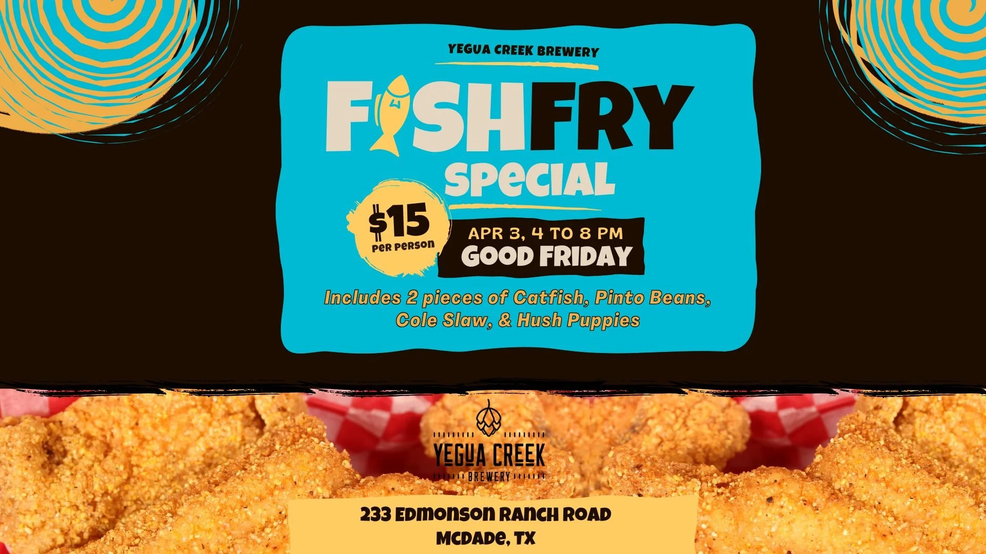 Good Friday Catfish Fry Plate Special 