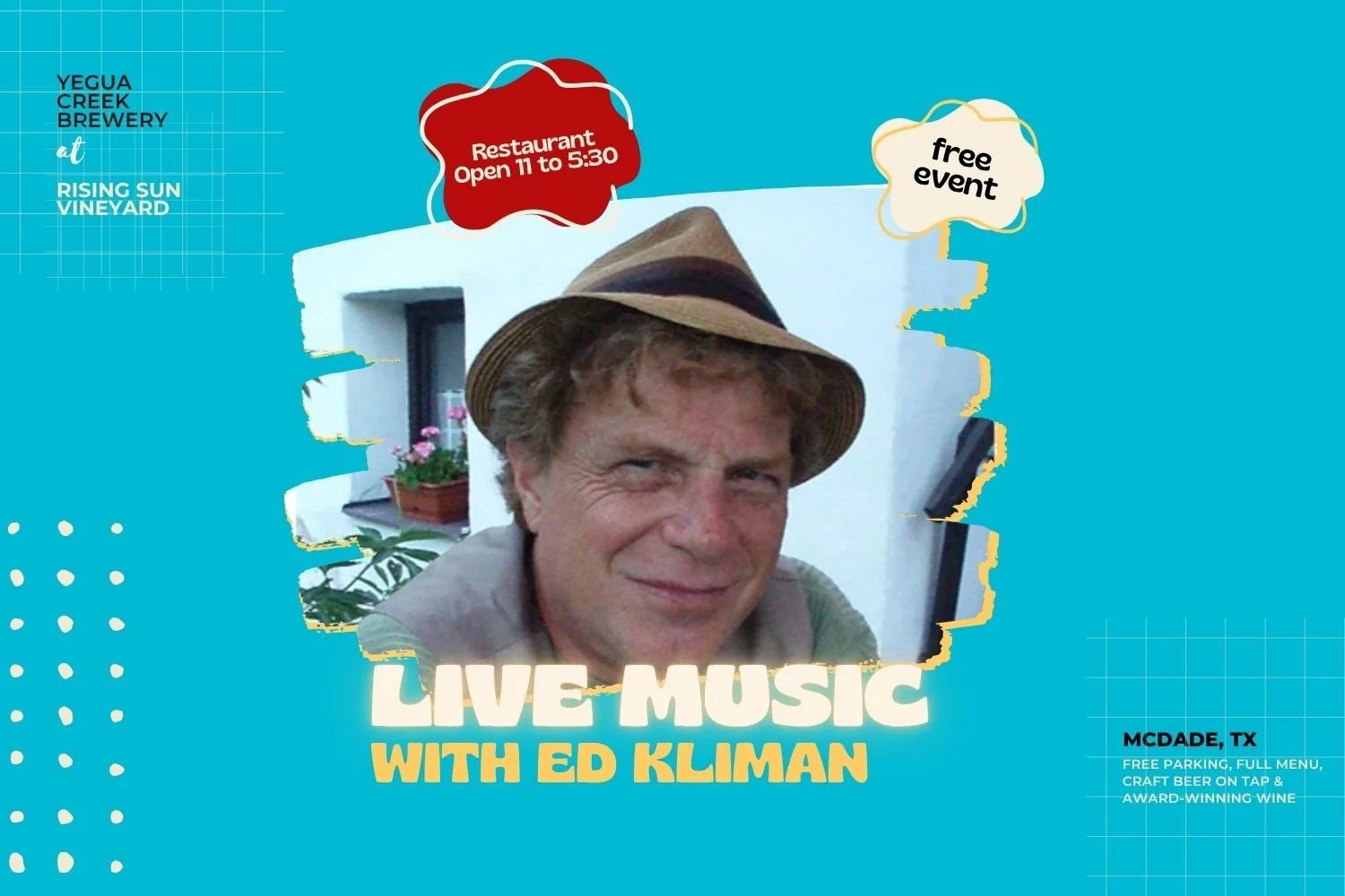 Live Music with Ed Kliman