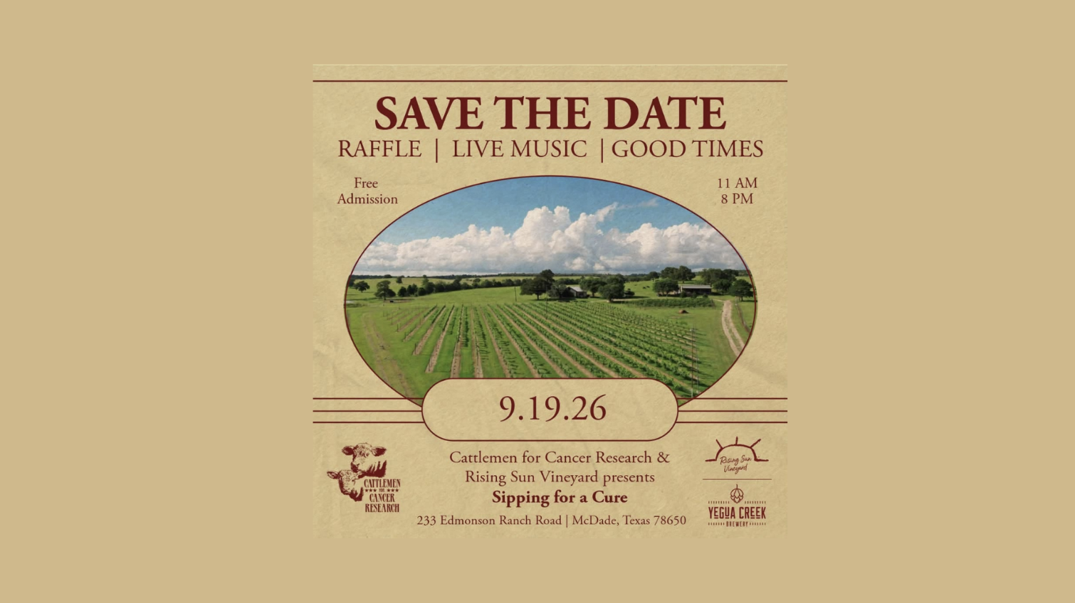 Benefit Event | Cattlemen’s For Cancer Research