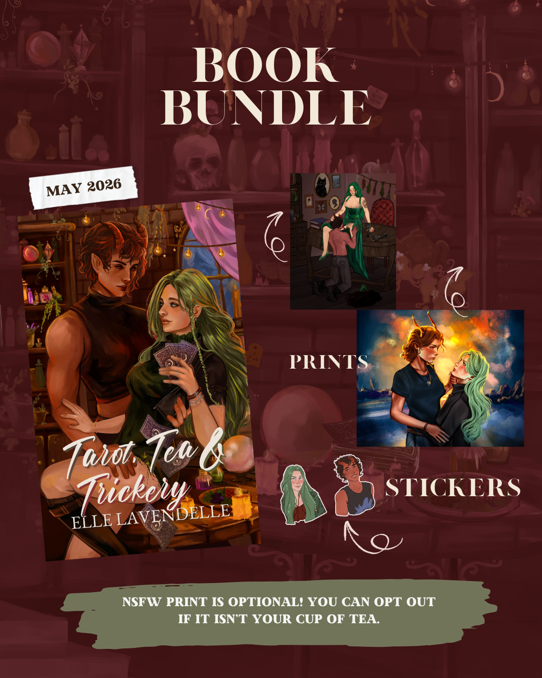 Tarot, Tea & Trickery Paperback (PREORDER)