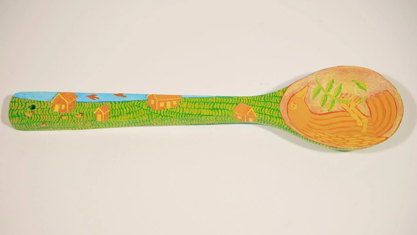 POULTRY
oil on wooden spoon