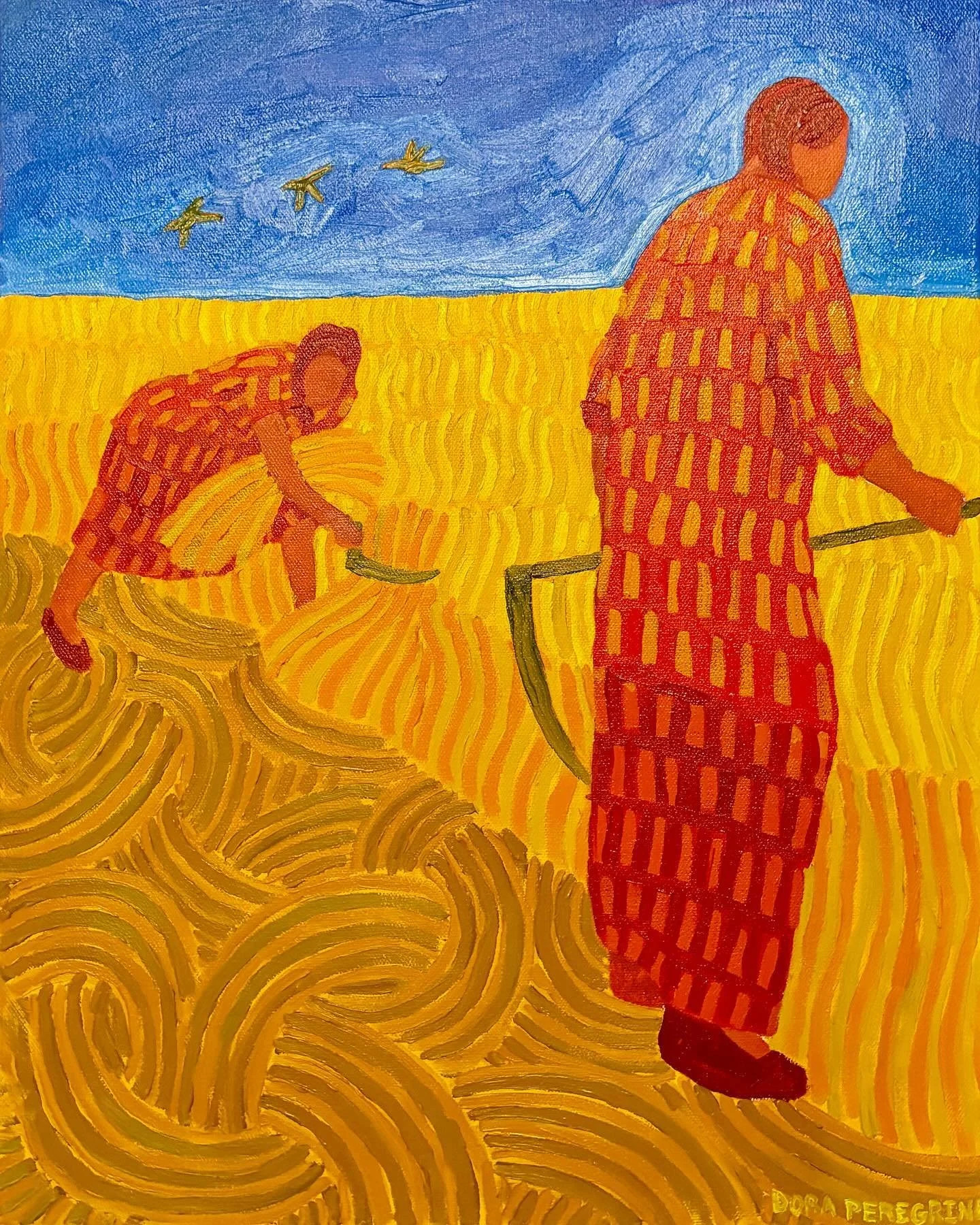 REAPING
oil on canvas, 16&rdquo;x20&rdquo;
Live painting at @fysmke