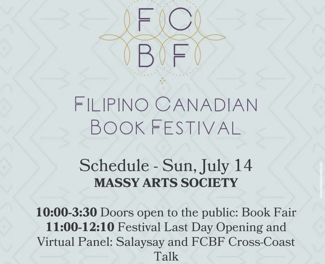 Cross-Coast Talk with Filipino-Canadian Book Festival