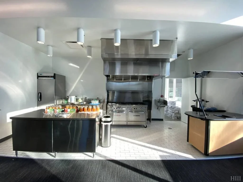 The training kitchen at the incubator. Photo courtesy of the Lower Sioux Indian Community.