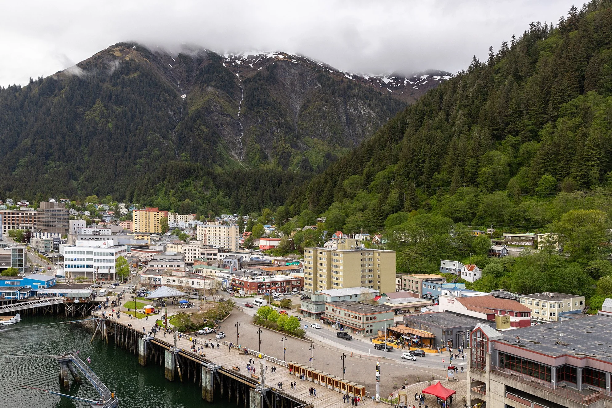 Downtown Juneau, Alaska.