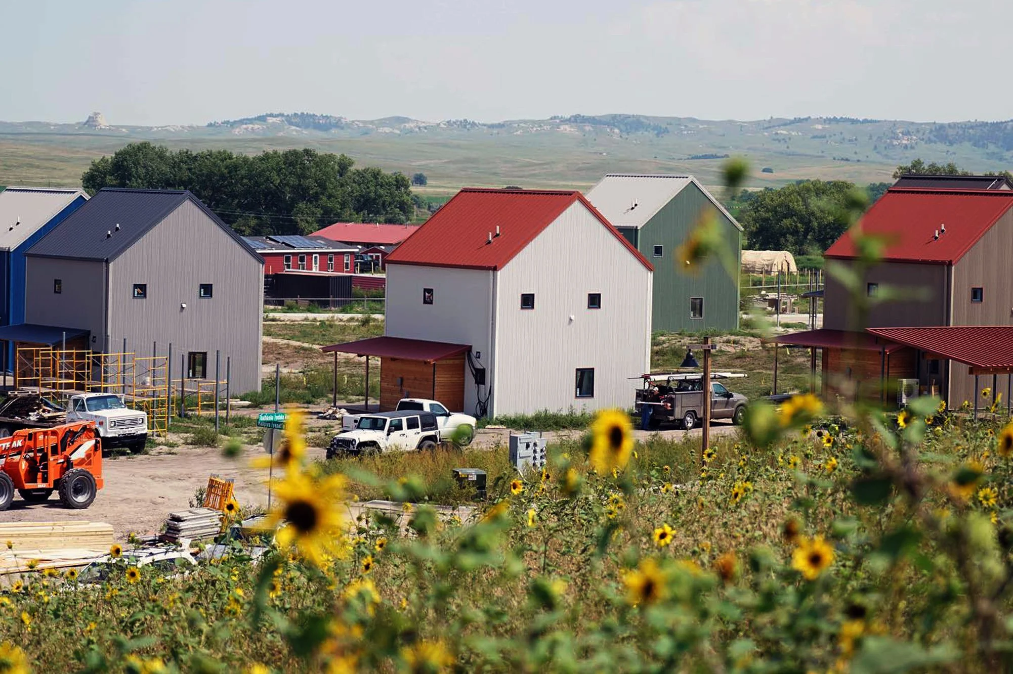 New housing and development for Thunder Valley's community in South Dakota.