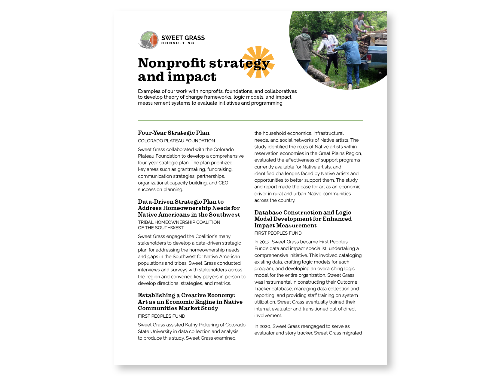 Brochure cover
