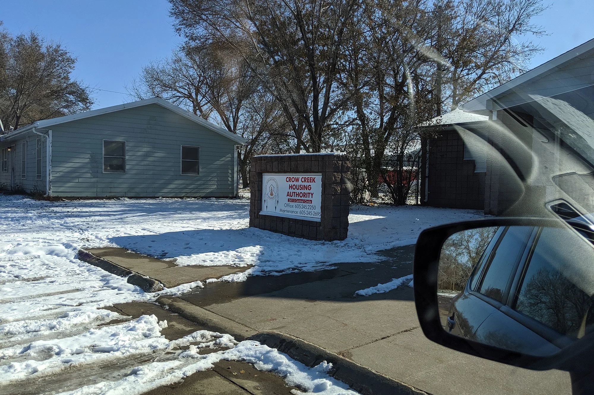 Crow Creek Housing Authority in Thompson, South Dakota.