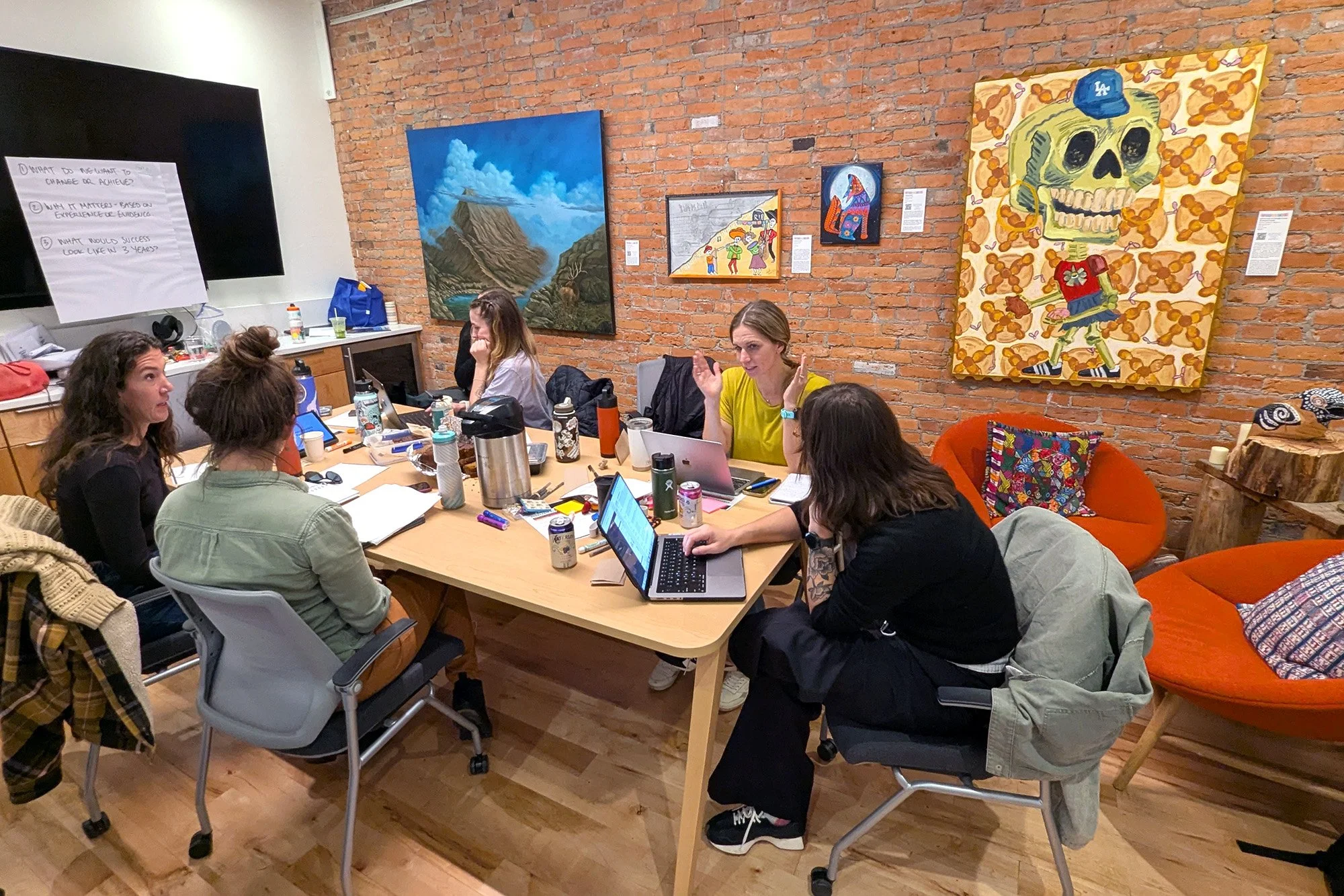 MT Alpha board members and staff participate in a strategic planning session in Missoula, Montana, in November 2025.