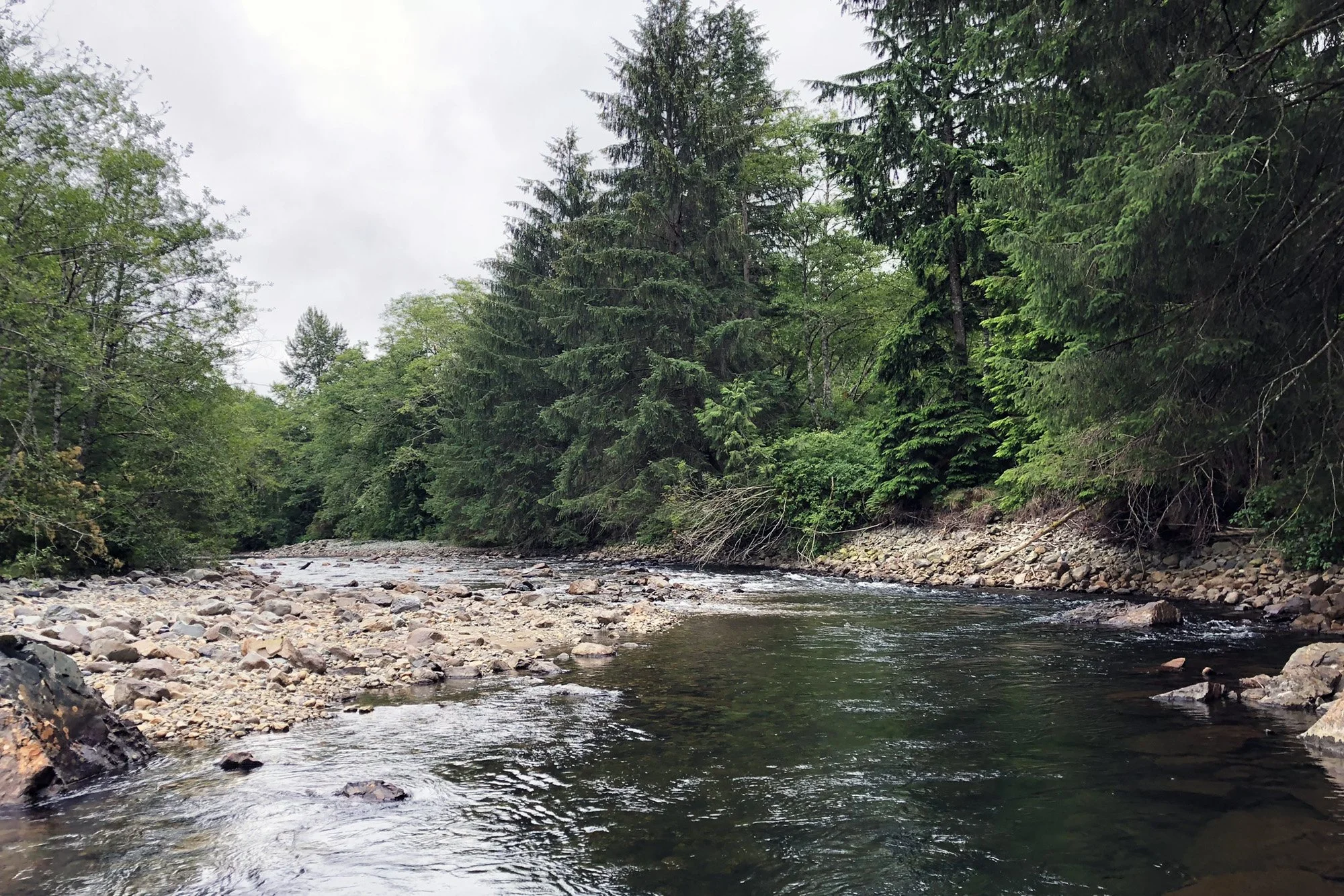 Snoqualmie River in Washington State.