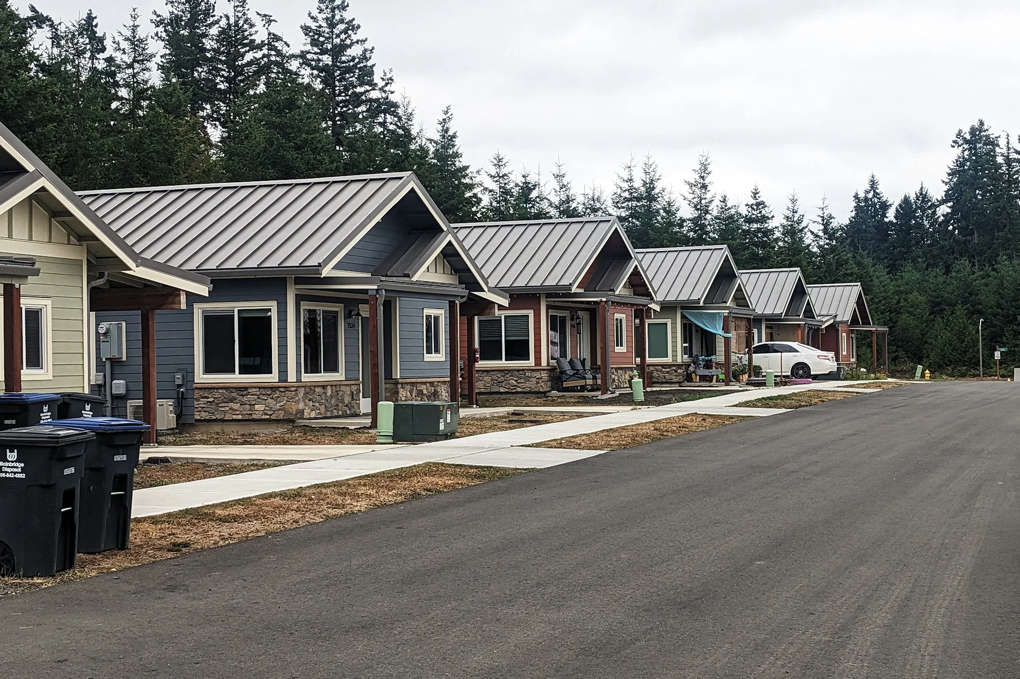 New Port Gamble S’Klallam housing on tribal land near Little Boston, Washington