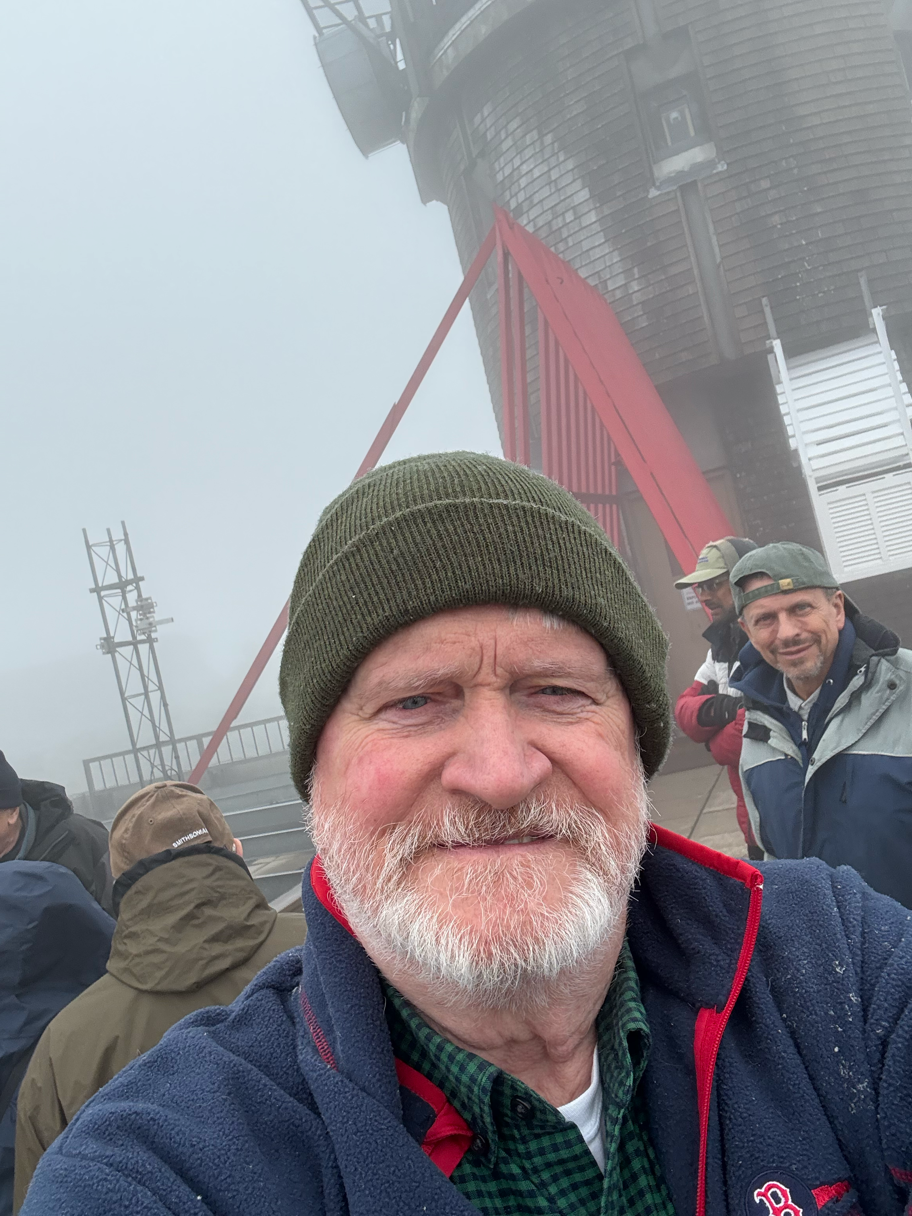 On the "deck" outside the Mt. Washington Observatory, 2025 08 26