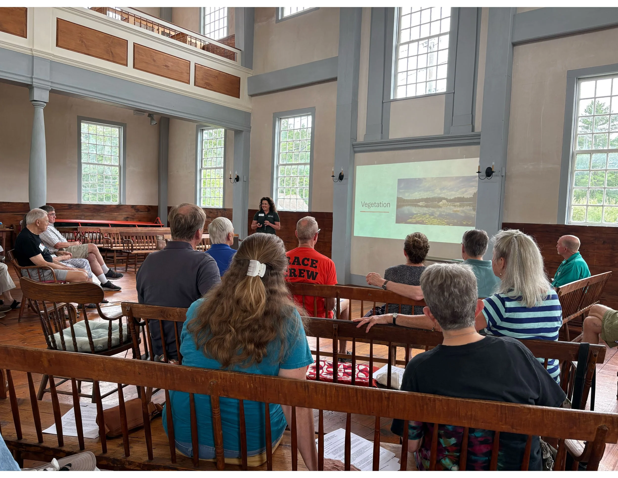 Enjoyed attending the Goose Pond Lake Association annual meeting on Sunday morning, 7/20/25, and the Canaan Street Lake Association on Saturday morning, 7/19/25, both at the Canaan Meeting House. Learned a lot, including the exciting news that there