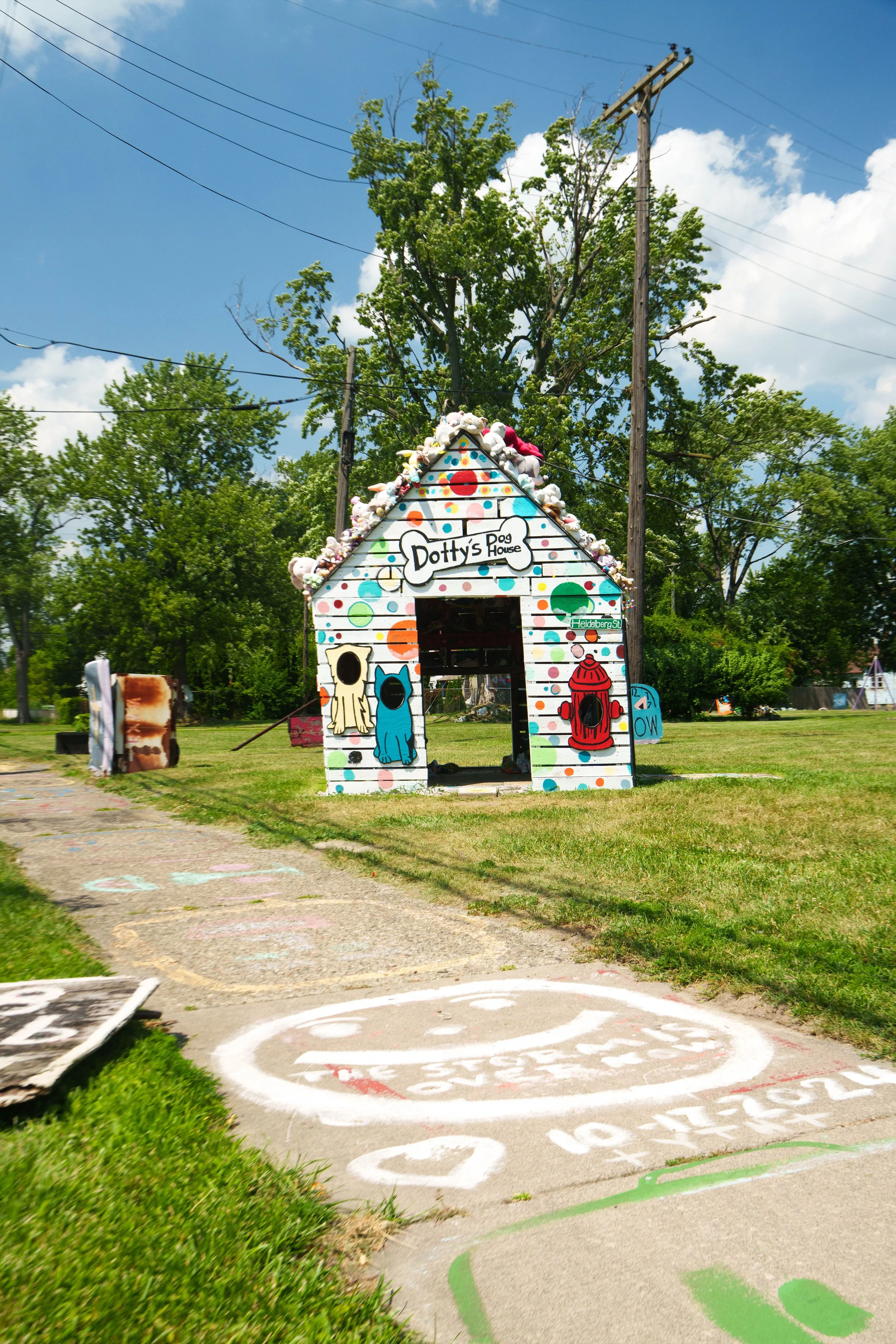 A tribute to Tyree Guyton, the founder of the Heidelberg project. His project beautified his deteriorating neighborhood after the '67 riots, and is still inspiring to this day.