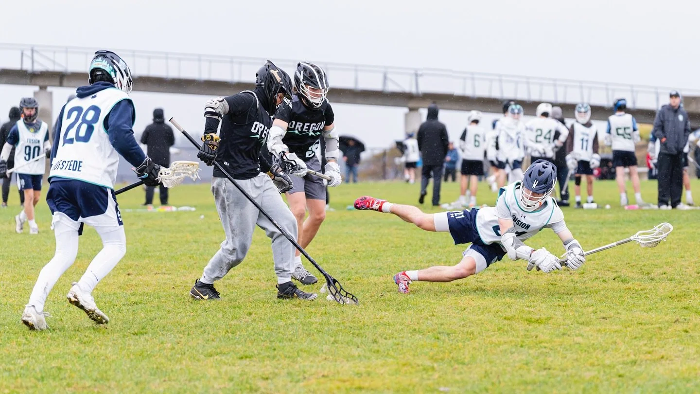 A player has fallen, but the game continues.