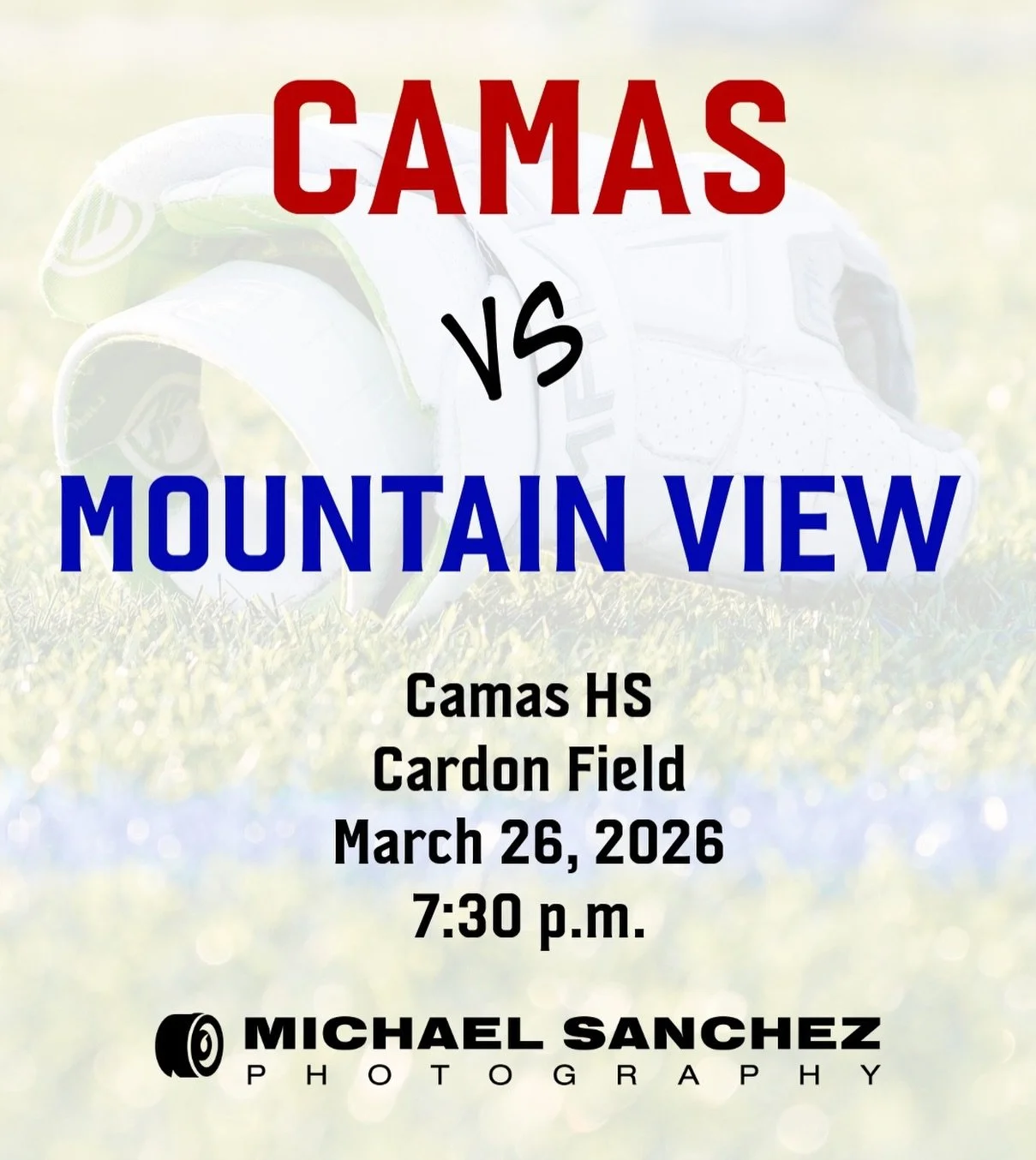 See y&rsquo;all tonight at Camas High School for their game against Mountain View! 📸🥍