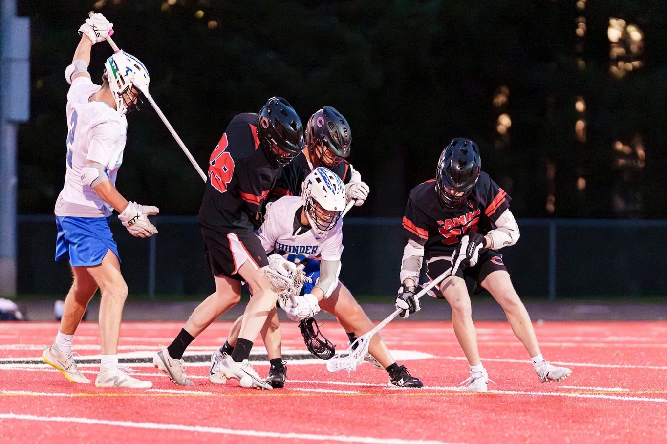From last night&rsquo;s game between @camas_lacrosse and @mvhsthunderboys_lax. 

Special shoutout to the Mountain View team: they gave 110% the entire game with ZERO subs. I never saw them slow down. They fought tooth and nail for every ground ball, 