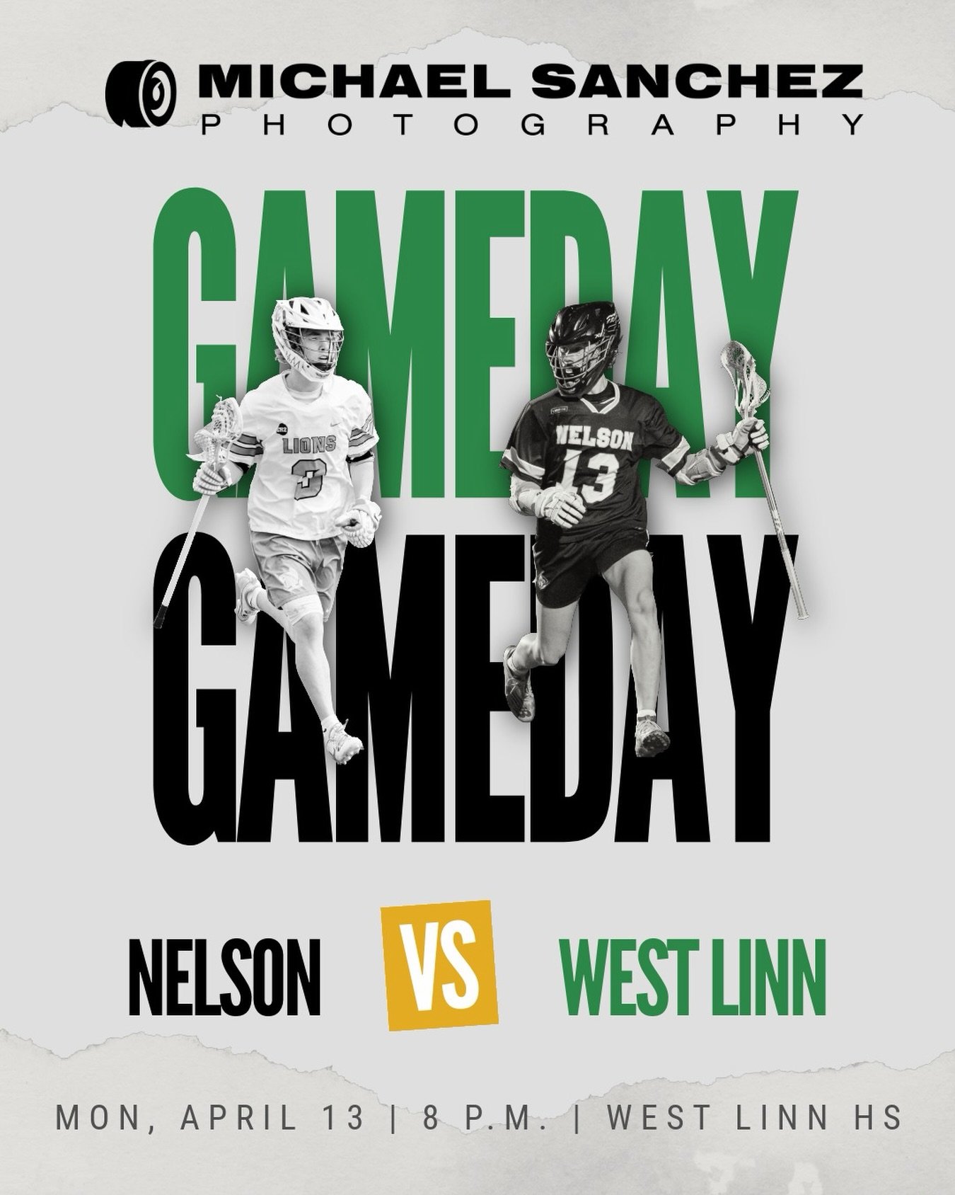 It&rsquo;s Game Day, and it&rsquo;s going to be an exciting one! 📸🥍

It&rsquo;s going to be a tough one for me to watch, too.

My friends from Nelson and from West Linn are going at it on the field tonight at West Linn HS. Both teams have been very