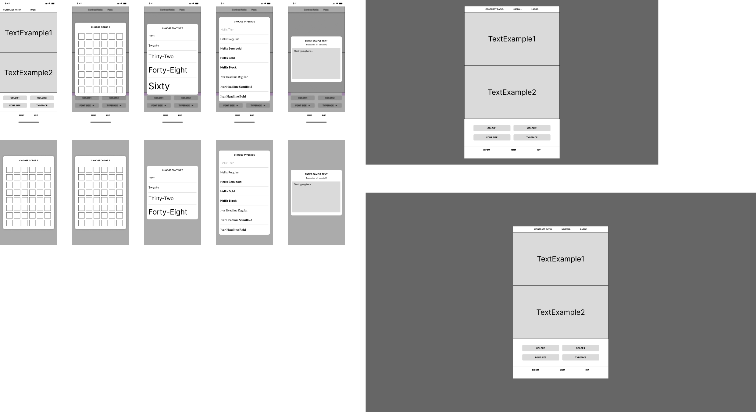 Wireframes