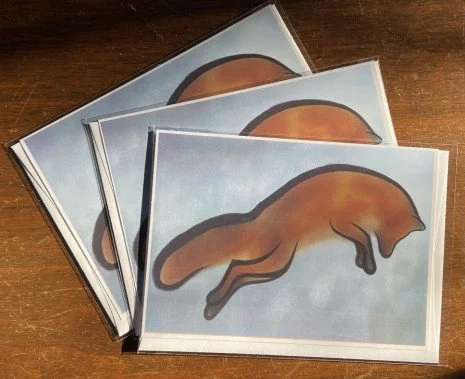 Jumping Fox (Card Bundle of Three)